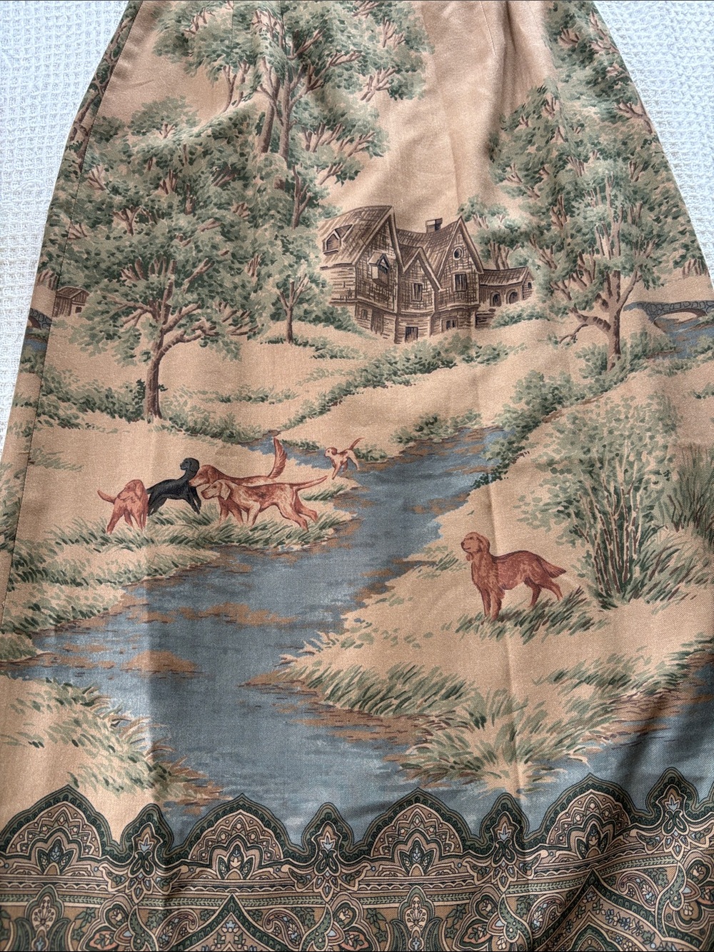 NWT Vintage Ralph Lauren
Balmoral Dog Hunt Cabin Sz 4
Wool Blend Wrap Skirt New - Picture 6 of 9